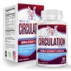 8-in-1 Vein & Leg Circulation Support Supplements (All-in-1) | Daily Leg + Vein Formula | Blood Circulatory Support Supplement | 1-Month Supply | 90 Capsules view 1