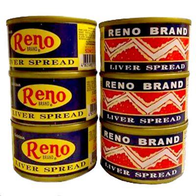 6 cans of Reno Liver Spread | Net wt. 85g | Filipino Food | Made in the Philippines | Pinoy Foodies | Canned Goods | Pinoy Snack