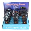 12 Piece Illuminated Magnifier Display With 3 In Each Of 2 Sizes, And 6 In The 3" Size view 2