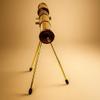MAXIMIZE Antique-Styled 14" (35.6 cm) Brass Telescope | 10x Magnification | 30 mm Lens | Matching Tripod with Rubber Feet | Portable Design with Belt Pouch view 4