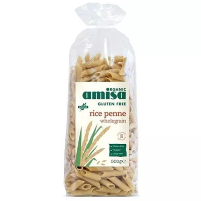 Amisa - Org GF Wholegrain Rice Penne | 500g