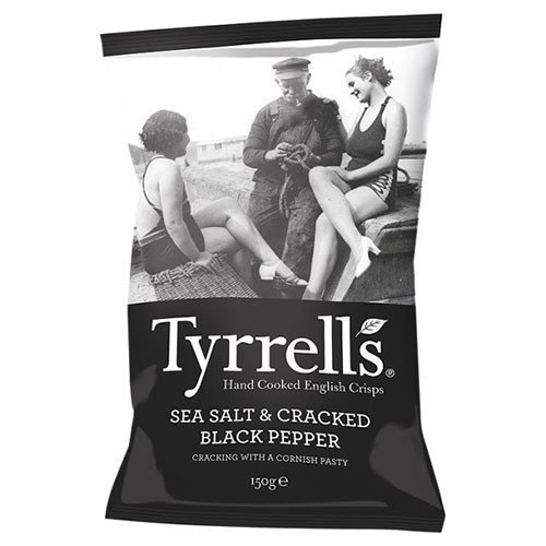 Tyrrells - Sea Salt & Black Pepper Crisps | 150g