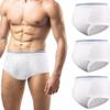 Carer Mens Incontinence Underwear Washable 3 Pack Cotton Reusable Incontinence Boxers Briefs for Men Built in Cotton Pad for Bladder Leakage 150ML, X-Large view 1
