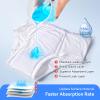 Carer Mens Incontinence Underwear Washable 3 Pack Cotton Reusable Incontinence Boxers Briefs for Men Built in Cotton Pad for Bladder Leakage 150ML, X-Large view 3