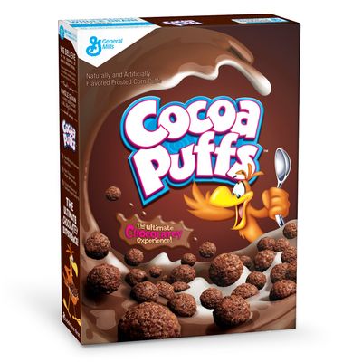 Cocoa Puffs Chocolate Cereal 11.8 oz Box (pack of 12)