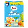 Dole Cherry Mixed Fruit Fruit Bowls Snack in 100% Fruit Juice 12 - 4 oz Cups view 1