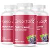 Celebrate Vitamins Bariatric Multivitamin Chewable, Iron Free - Post Gastric Bypass & Sleeve Gastrectomy Supplement for Men & Women - Essential Minerals & Vitamin A, B, D & E - Grape (180 Tablets) view 1