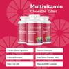 Celebrate Vitamins Bariatric Multivitamin Chewable, Iron Free - Post Gastric Bypass & Sleeve Gastrectomy Supplement for Men & Women - Essential Minerals & Vitamin A, B, D & E - Grape (180 Tablets) view 2