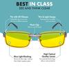 Prospek Clip on Blue Light Blocking Glasses I Computer Gaming Clip On Glasses I Digital Eyestrain Fatigue I Dry Eyes Relief Eye Protection Sleep Better I Anti Glare view 3