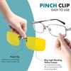 Prospek Clip on Blue Light Blocking Glasses I Computer Gaming Clip On Glasses I Digital Eyestrain Fatigue I Dry Eyes Relief Eye Protection Sleep Better I Anti Glare view 4
