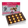 Anthony-Thomas, Peanut Butter & Milk Chocolate Buckeyes in Ohio State Buckeyes Box, Deliciously Delightful Snacks (12 Count) view 1