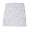 8 Cavity Chunky Heart Soap/Bath Bomb Mould view 2