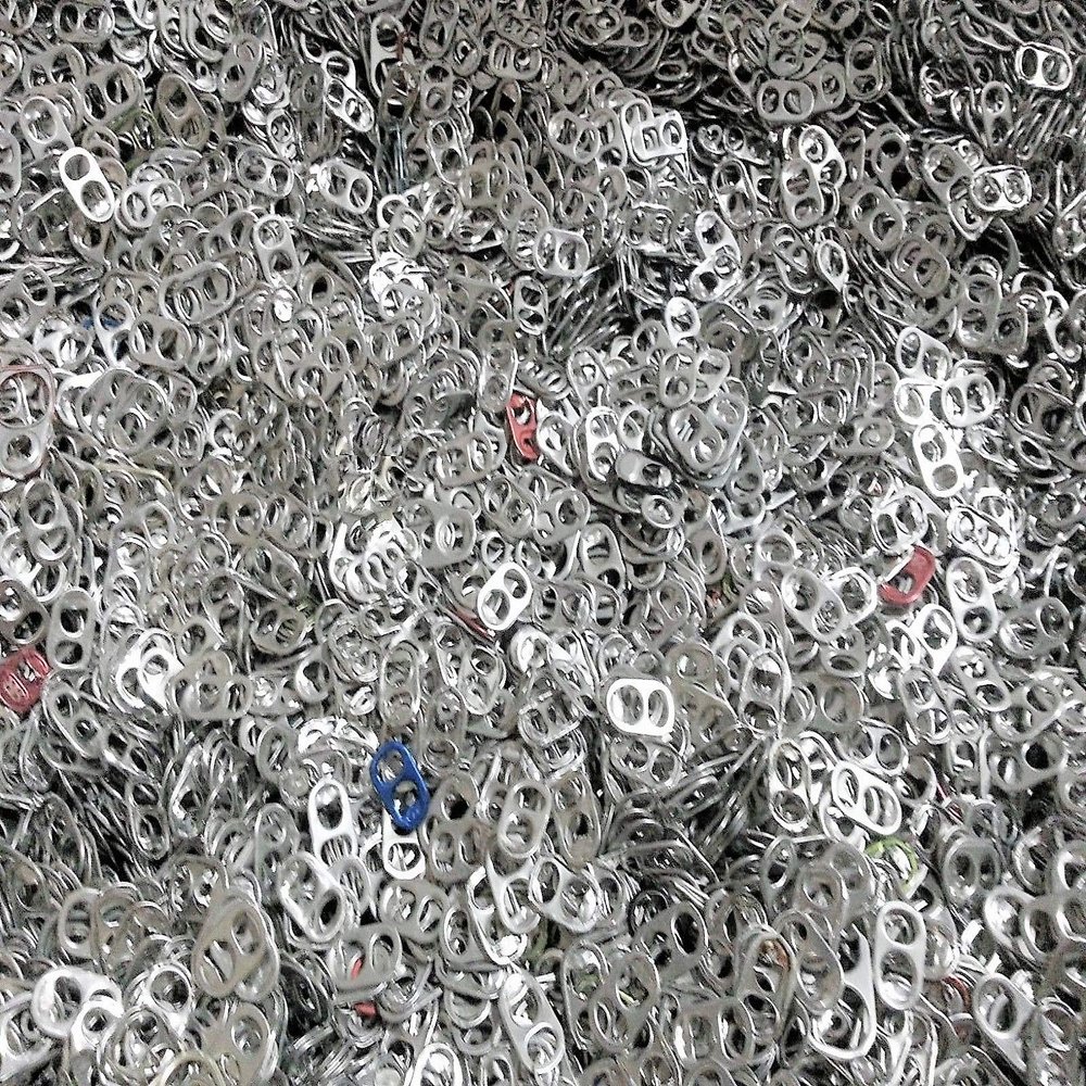 1000 Aluminum Silver Color Pop Soda Beer Tabs (1000 Tabs) (B)