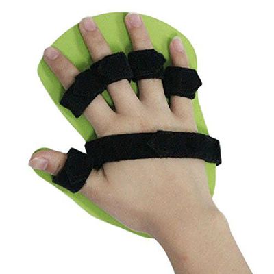 airgoesin 1 Finger Orthotics Points Fingerboard Stroke Hemiplegia Finger Splint Training (M, Right)