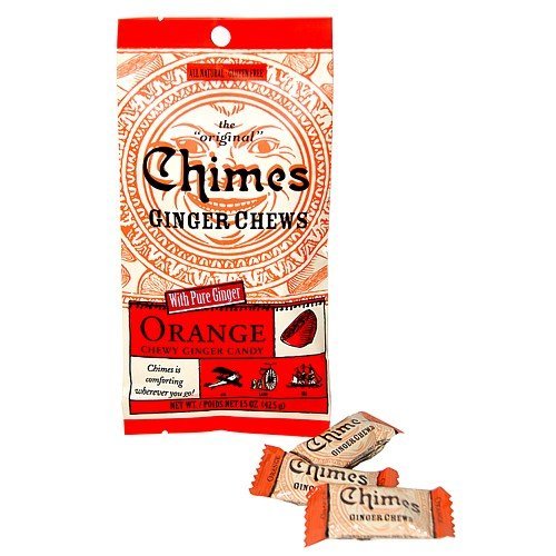 (2 Pack) - Chimes - Ginger Chews - Orange | 42.5g | 2 Pack Bundle