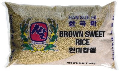 Han Kuk Mi Brown Sweet Rice, 5 Pound