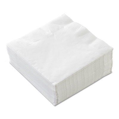 COV139140154 Beverage Napkins, 2-Ply, 9 7/8 x 9 7/8, White