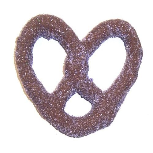 Scott's Cakes Milk Chocolate Covered Pretzels with Lavender Sugar in a 1 Pound White Bakery Box