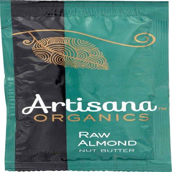 Artisana Raw Almond Nut Butter, 10 Packets (Pack of 2)