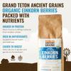 Grand Teton Ancient Grains - 100% Organic Einkorn Berries, Premium Food-Grade Farro Piccolo, For Milling into Flour, Baking,Pilafs, & Soups, 2.5 lbs view 2