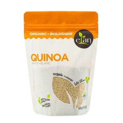 ELAN Organic White Quinoa 15 oz, Non-GMO, Vegan, Gluten-Free