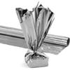 PMU Gift Wrap Mylar Roll Metallic Silver 2-Sided, 48 Inches X 50 Ft Roll 1.4 Mil Highly Reflective Mylar Film, Great for Gifts, Birthdays, Christmas, Baskets, Arts & Crafts view 1