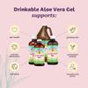 Lily Of The Desert Organic Aloe Vera Juice 2-Pack  Inner Fillet, Natural Gut & Digestive Support, Stomach Relief, 32 Fl Oz Ea view 3