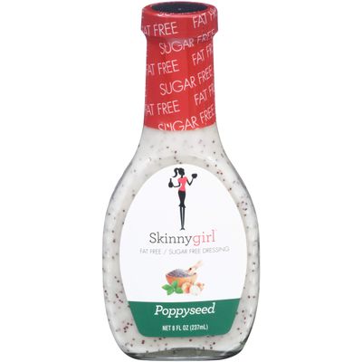 Skinnygirl Sugar Free Gluten Free Salad Dressing, Poppyseed, 8 Ounce