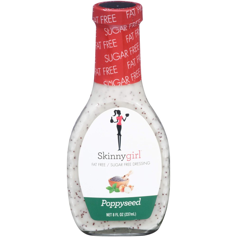 Skinnygirl Sugar Free Gluten Free Salad Dressing, Poppyseed, 8 Ounce