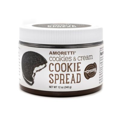 Amoretti - Cookies & Cream Creamy Cookie Spread - 12 oz