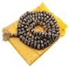 DharmaObjects Tibetan Meditation Om Mani Padme Hum 108 Bone Beads Mala with Pouch view 2