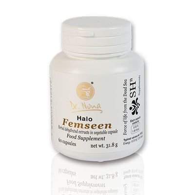 Dr. Nona Femseen Dead Sea Dietary Supplement Menopausal Symptoms 60 Capsules