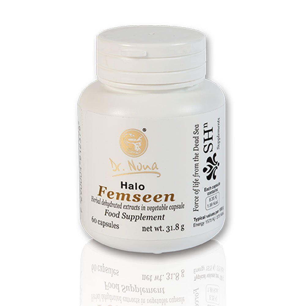 Dr. Nona Femseen Dead Sea Dietary Supplement Menopausal Symptoms 60 Capsules