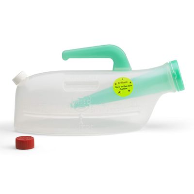URSEC Spill Proof and Anti-Reflux Male Urinal - For Elderly, Disabled, and Other Therapeutic Uses.