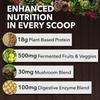 SOTRU Organic Vegan Protein Powder - Whole Food, Plant Based Protein Powder with Green Superfoods, Enzymes & Probiotics - USDA Certified Organic, Non-GMO, Gluten-Free - Chocolate 18.5 oz, 21 Servings view 3