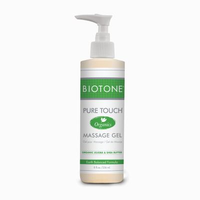 Biotone Pure Touch Organics Massage Gel, 8 Ounce