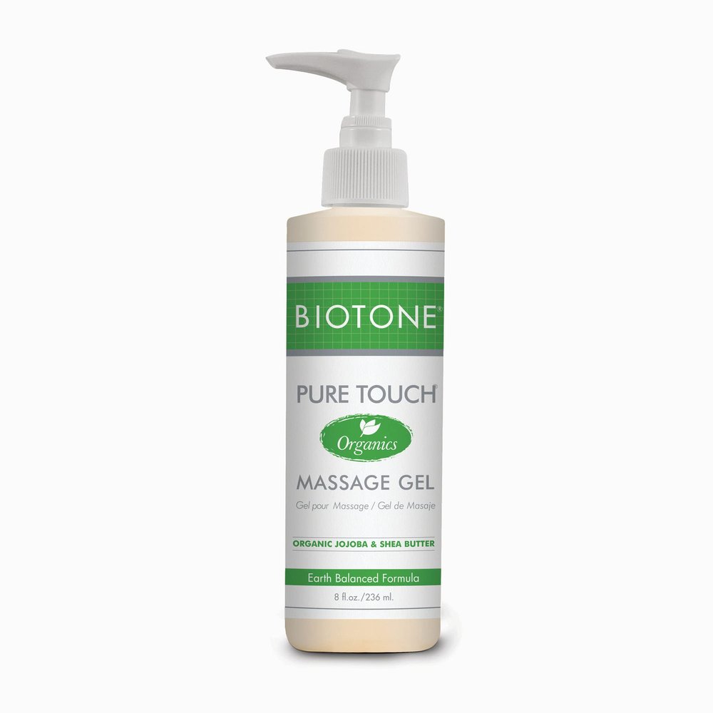 Biotone Pure Touch Organics Massage Gel, 8 Ounce
