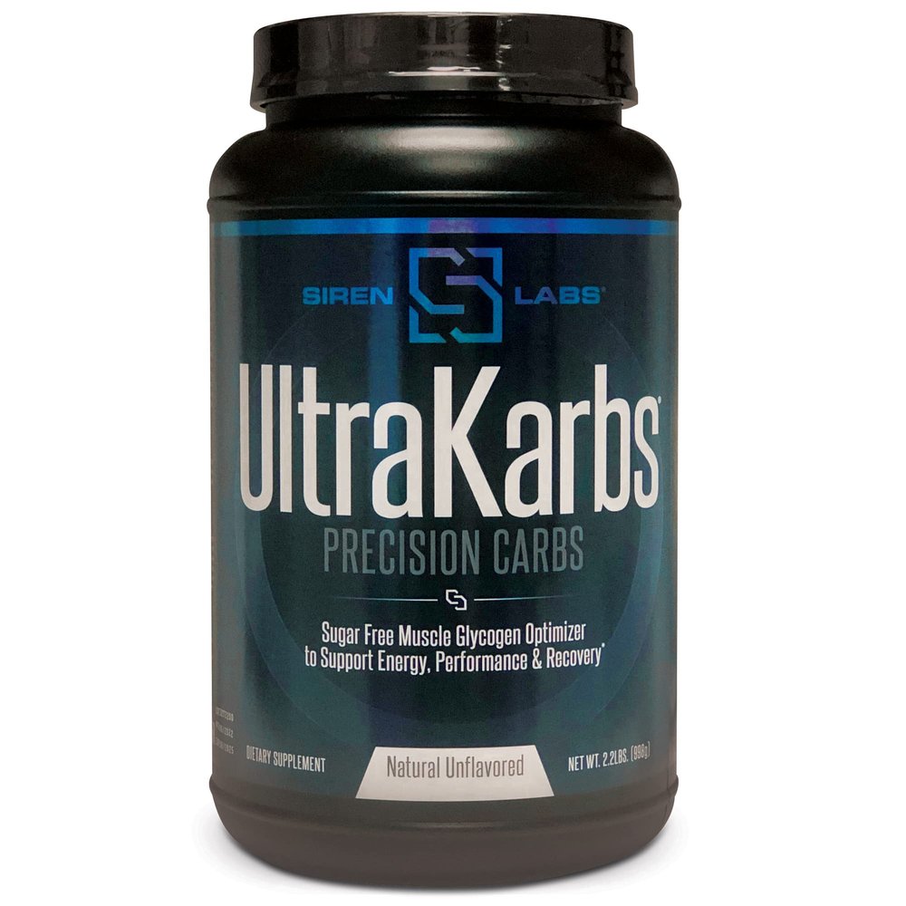 Siren Labs Ultra Karbs Mass Gainer Post Workout Muscle Builder Healthy Carb Loading - Carbohydrate Blend with KarboLyn - More Energy, Faster Recovery - Weight Gainer for Men (40 Servings)