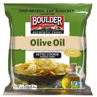 Boulder Canyon Olive Oil Kettle Chips, 5 oz