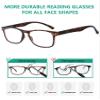 Eyekepper Ultrathin Flex Frame 5-pack 80's Reading Glasses Include Sunshine Readers +0.5 view 3