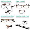 Eyekepper Ultrathin Flex Frame 5-pack 80's Reading Glasses Include Sunshine Readers +0.5 view 4