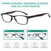 Eyekepper Ultrathin Flex Frame 5-pack 80's Reading Glasses Black Frame Tortoise Arm +0.5 view 4