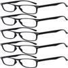 Eyekepper Ultrathin Flex Frame 5-pack 80's Reading Glasses Black +0.75 view 1