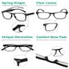 Eyekepper Ultrathin Flex Frame 5-pack 80's Reading Glasses Black +0.75 view 3