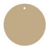 Andaz Press Blank Circle Gift Tags, Tan Brown, 24-Pack view 1