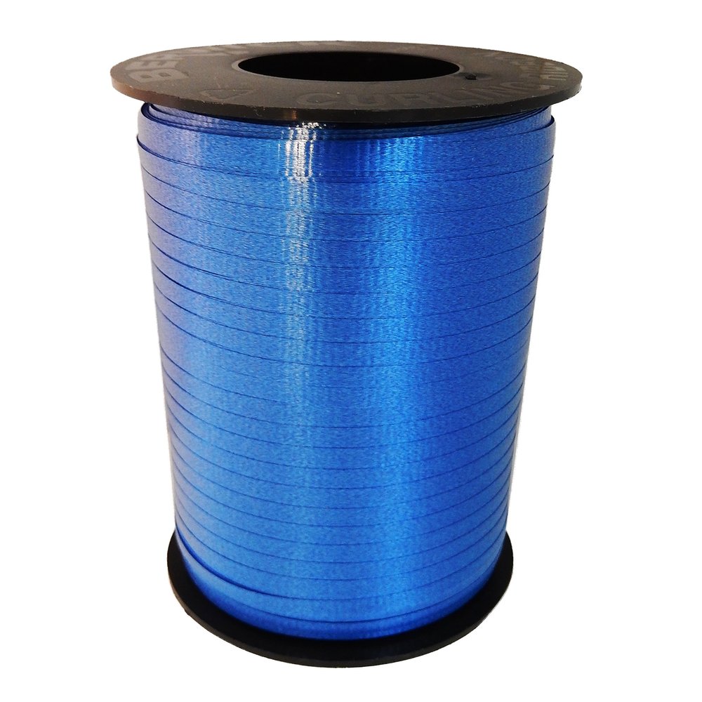 Jillson Roberts Bulk Spool 3/16" x 500 Yards Curling Ribbon Available in 18 Colors, Royal Blue