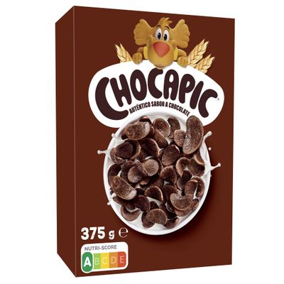Chocapic Cereals Breakfast 375 g Chocolate wheat and corn cereals toasted with chocolate (Valentinas Market)
