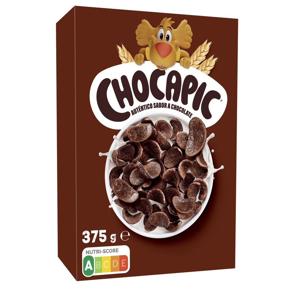 Chocapic Cereals Breakfast 375 g Chocolate wheat and corn cereals toasted with chocolate (Valentinas Market)