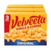 Velveeta Shells and Cheese Mac, 3 Boxes, for Easy Dinner or Dinner Sides, Original Flavor, Made with Real Cheese, 12 oz view 1