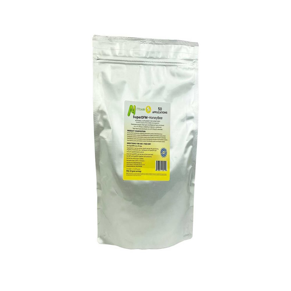 SuperDFM-HoneyBee, Probiotic Supplement for Honey Bees, 50 Applications